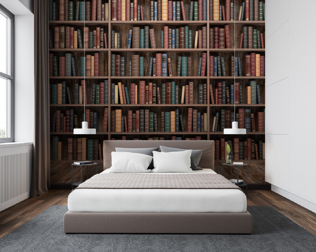 Boeken rond stille hoeken — interieur 4