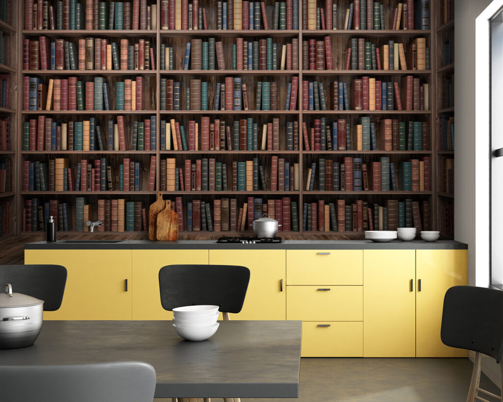 Boeken rond stille hoeken — interieur 9