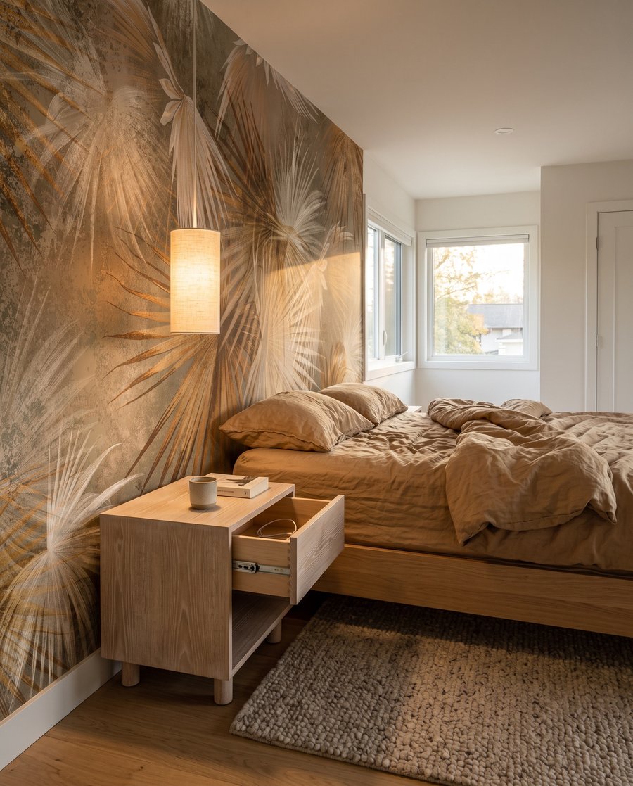 Een waaier van zandpalmen — interieur 2