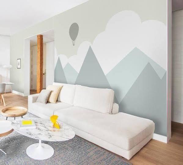 Luchtballon in de lucht in een interieur