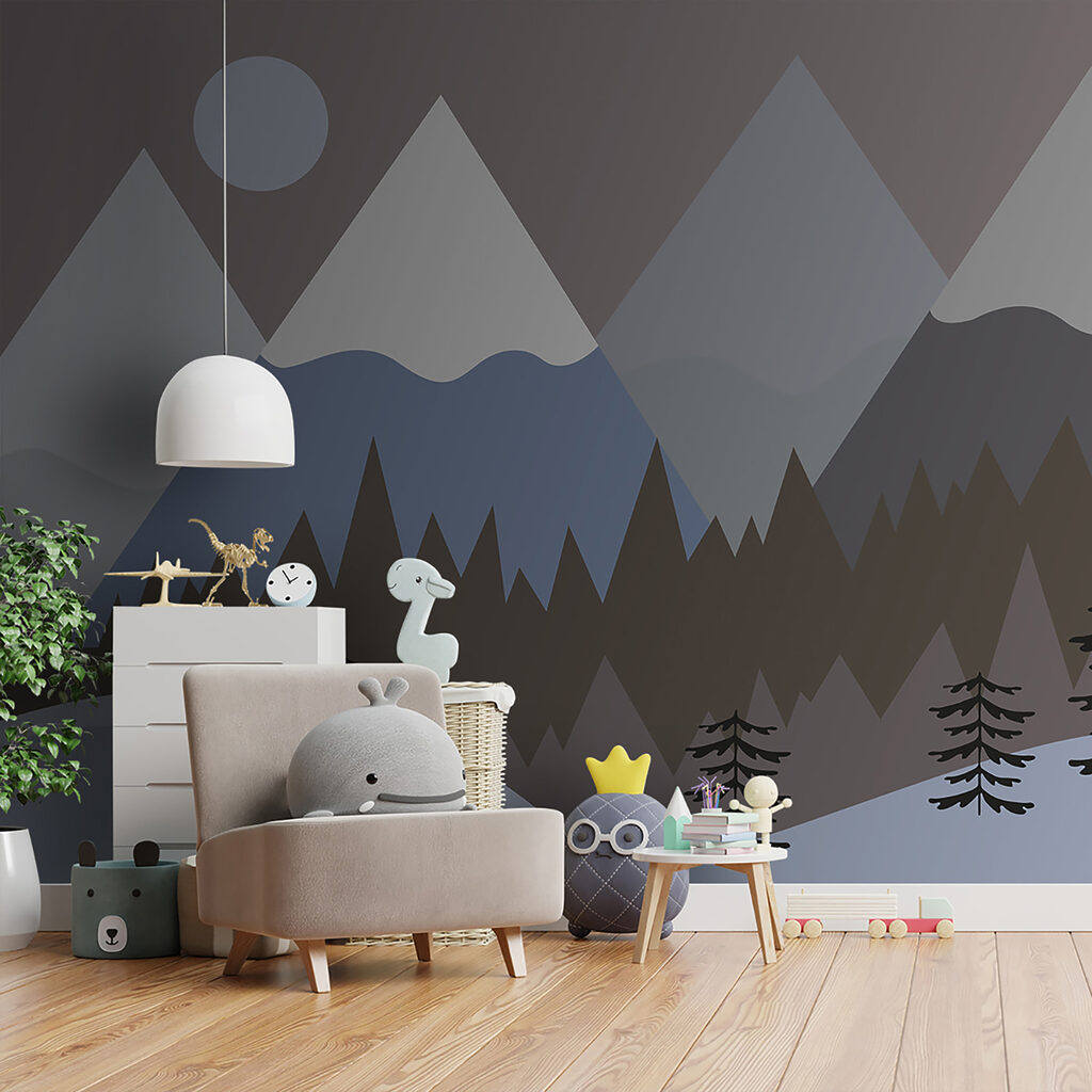 Bergen en bos — interieur 2