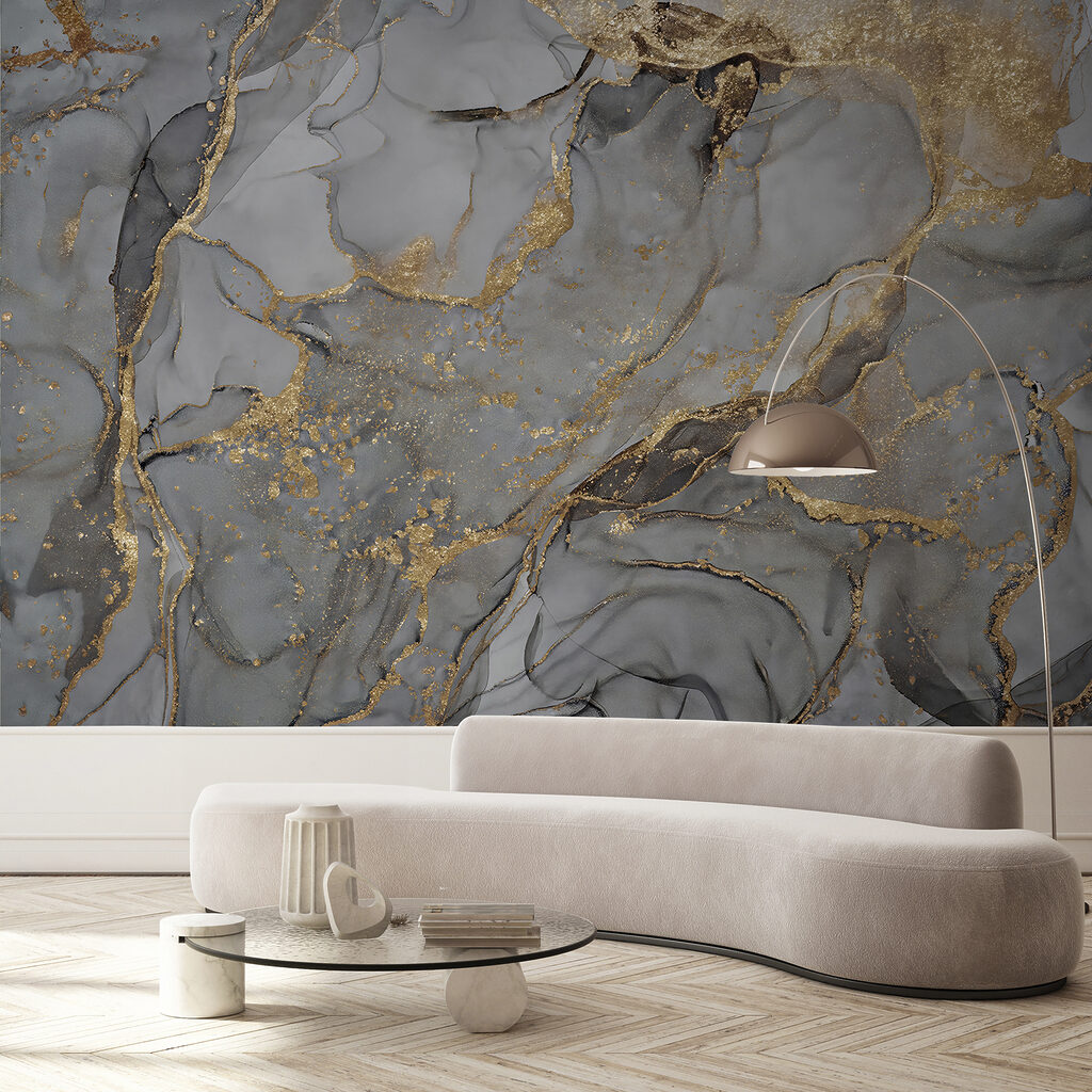 Elegant abstract ontwerp met vloeibare kunst — interieur 3