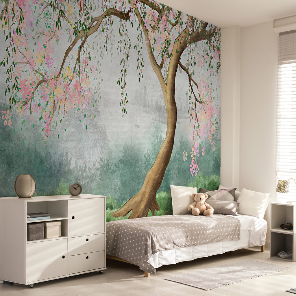 Boom in bloeiende nevel — interieur 2