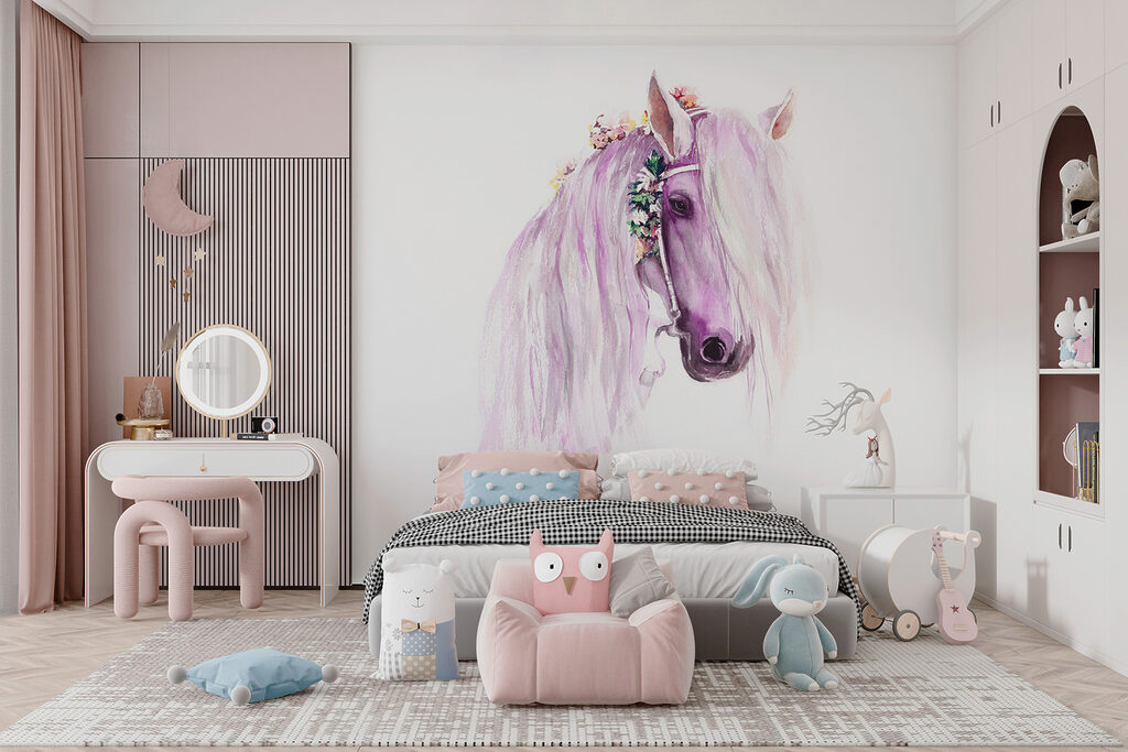 Een paard in lila — interieur 3