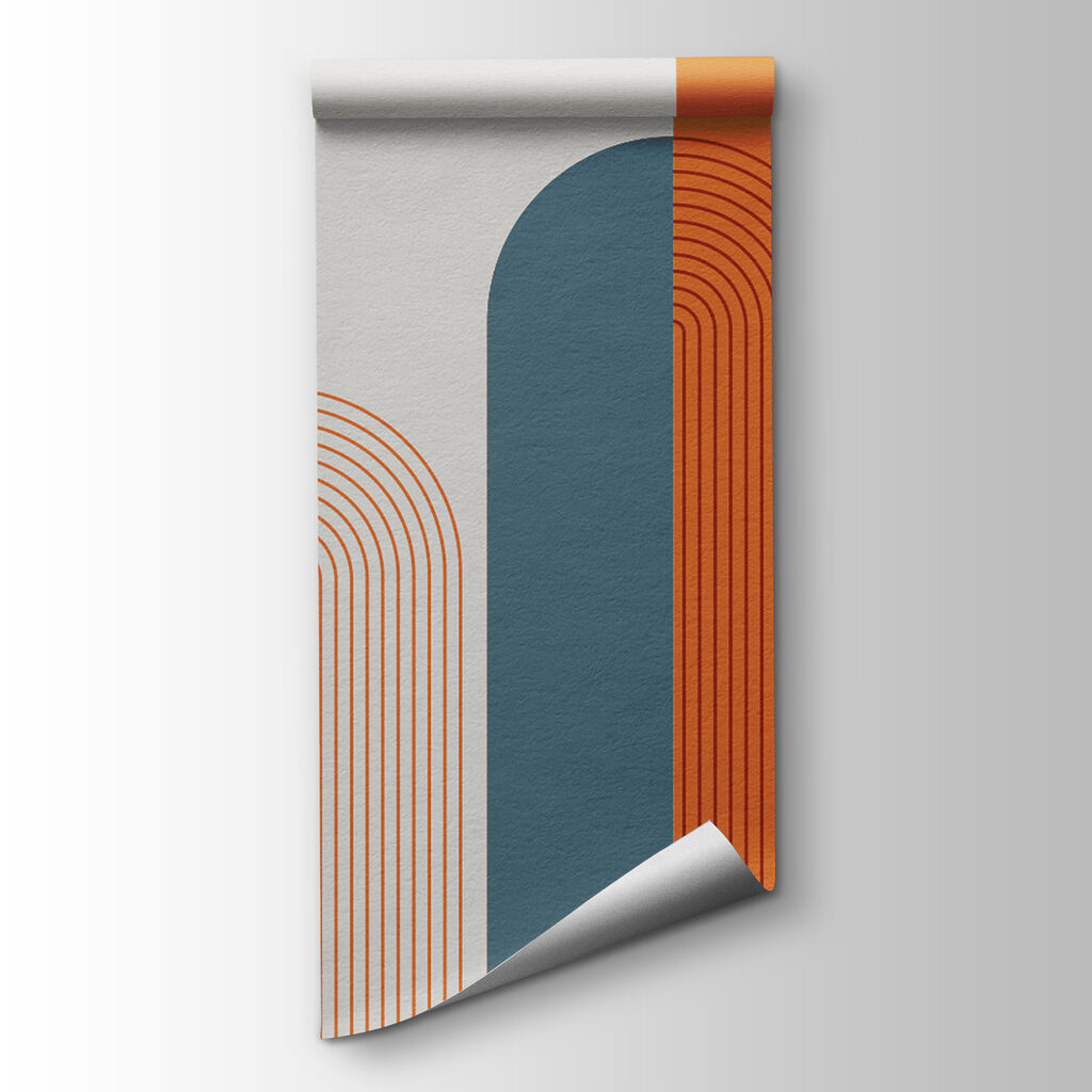 Kleurrijke kunst met lijnen — productweergave