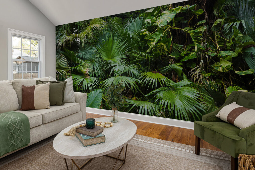 Een waterval van jungleblad — interieur 3