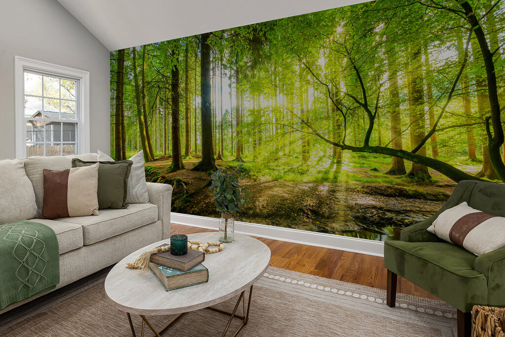 Beek in een bos — interieur 6