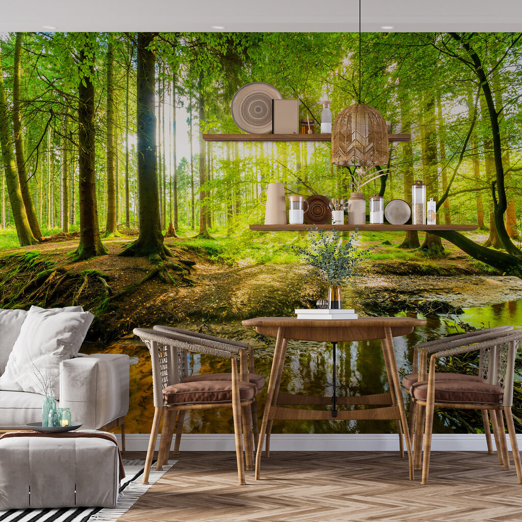Beek in een bos — interieur 7