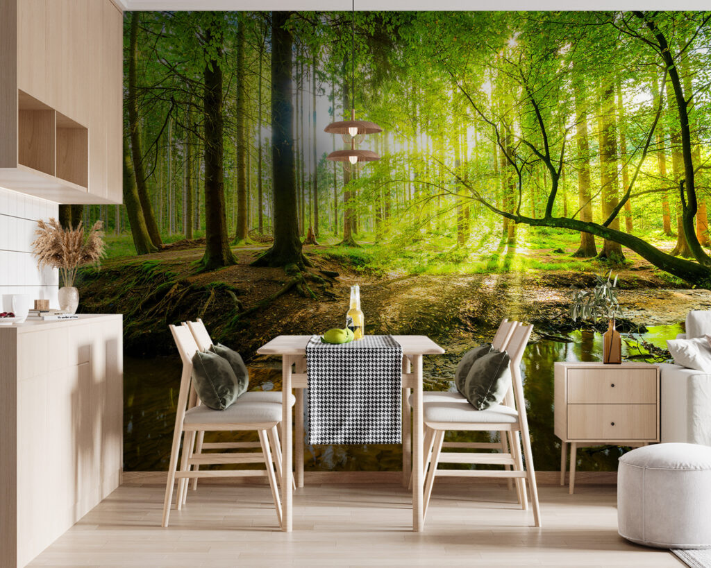 Beek in een bos — interieur 5