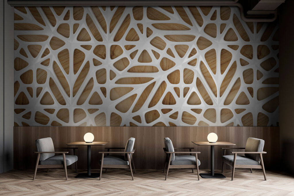 Wit object met gaten — interieur 3