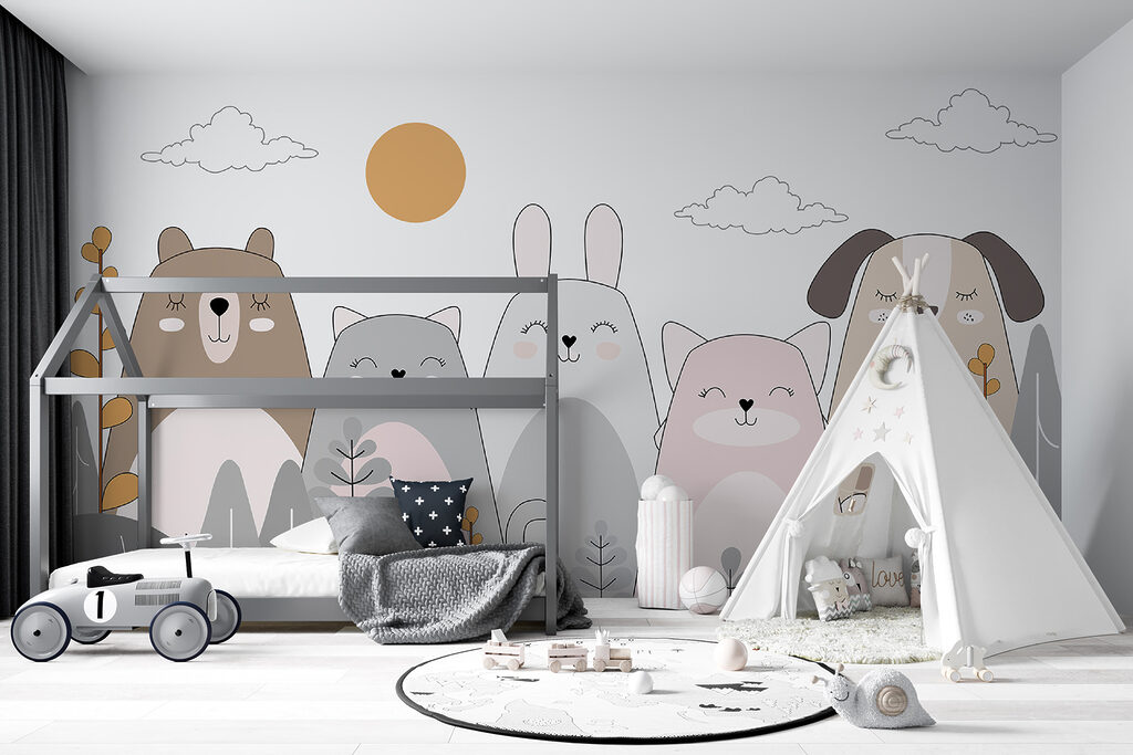 Bosvriendjes achter zachte bladeren — interieur 4