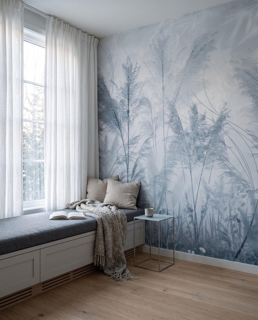 Weide in ochtendlicht — interieur 3