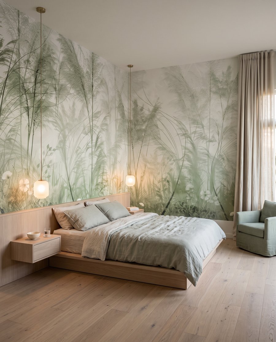 Weide in ochtendlicht — interieur 1