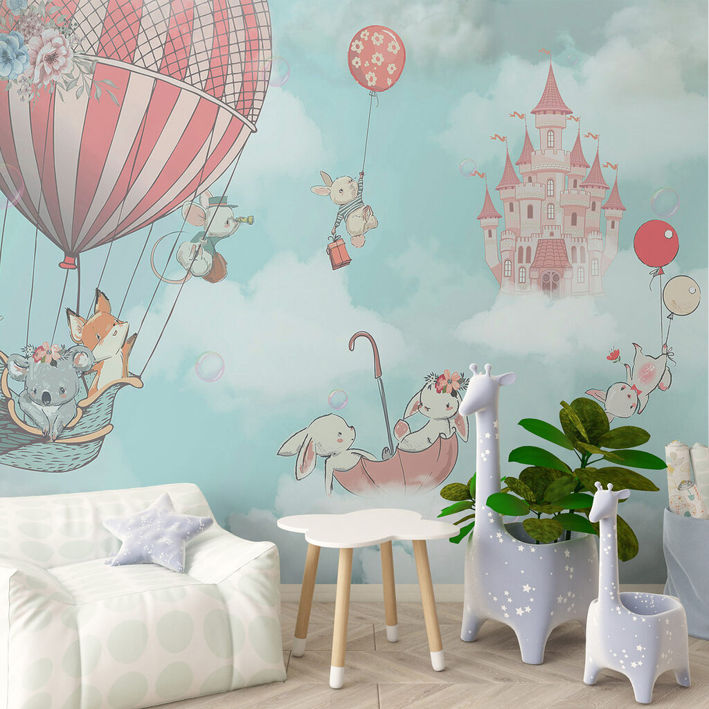 Dieren zweven naar droomkasteel — interieur 4