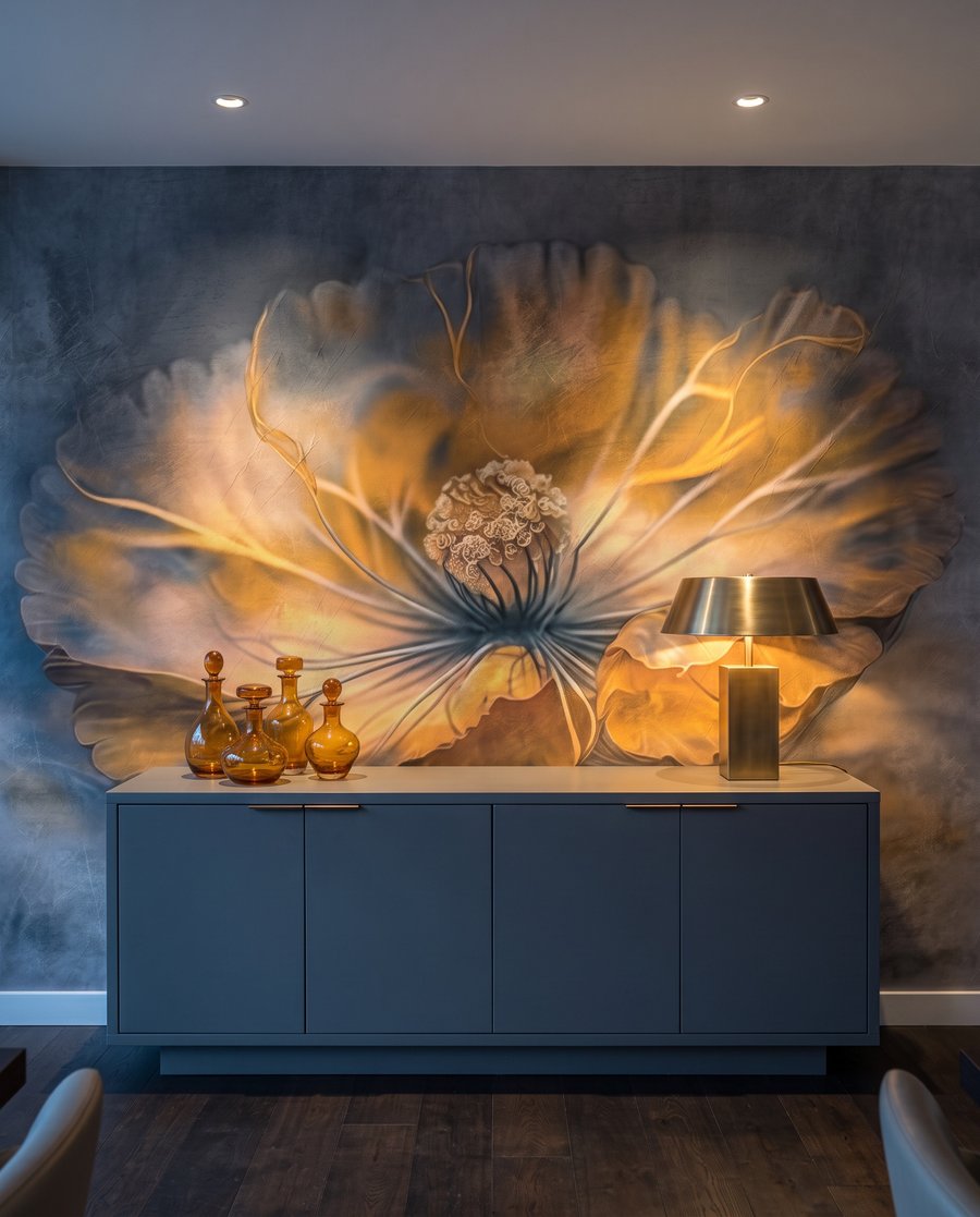 Een bloem in amberlicht — interieur 4