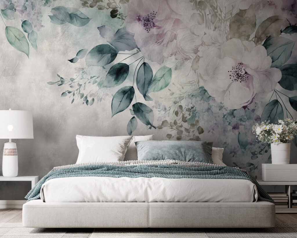 Bloesem langs grijze waas — interieur 7