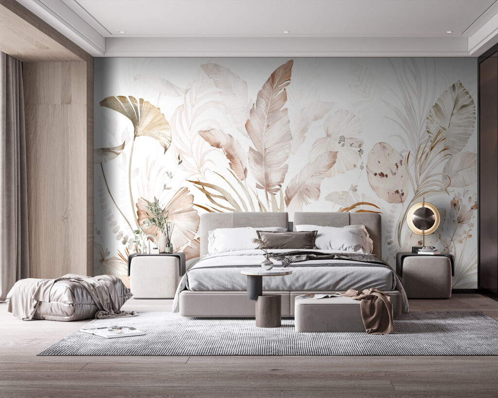 Elegante botanische elementen in zachte tinten — interieur 2