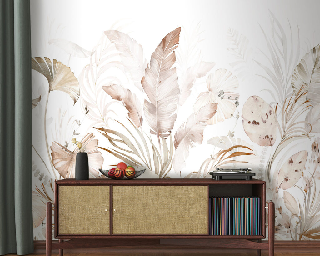 Elegante botanische elementen in zachte tinten — interieur 3