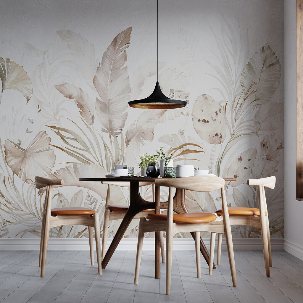 Elegante botanische elementen in zachte tinten — interieur 4
