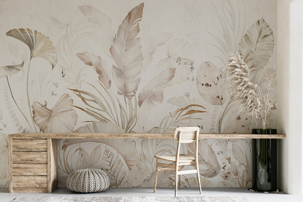 Elegante botanische elementen in zachte tinten — interieur 5