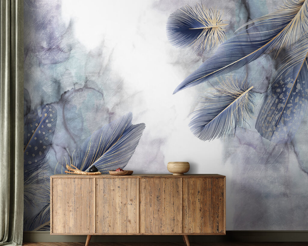 Elegante veren in zachte tinten — interieur 2