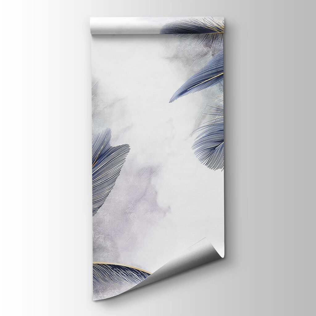 Elegante veren in zachte tinten — productweergave