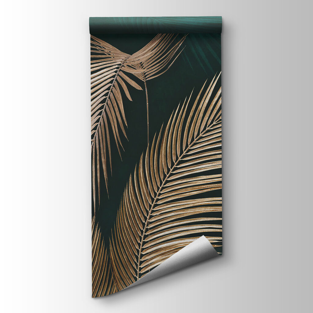 Palmbladeren in elegante tinten — productweergave