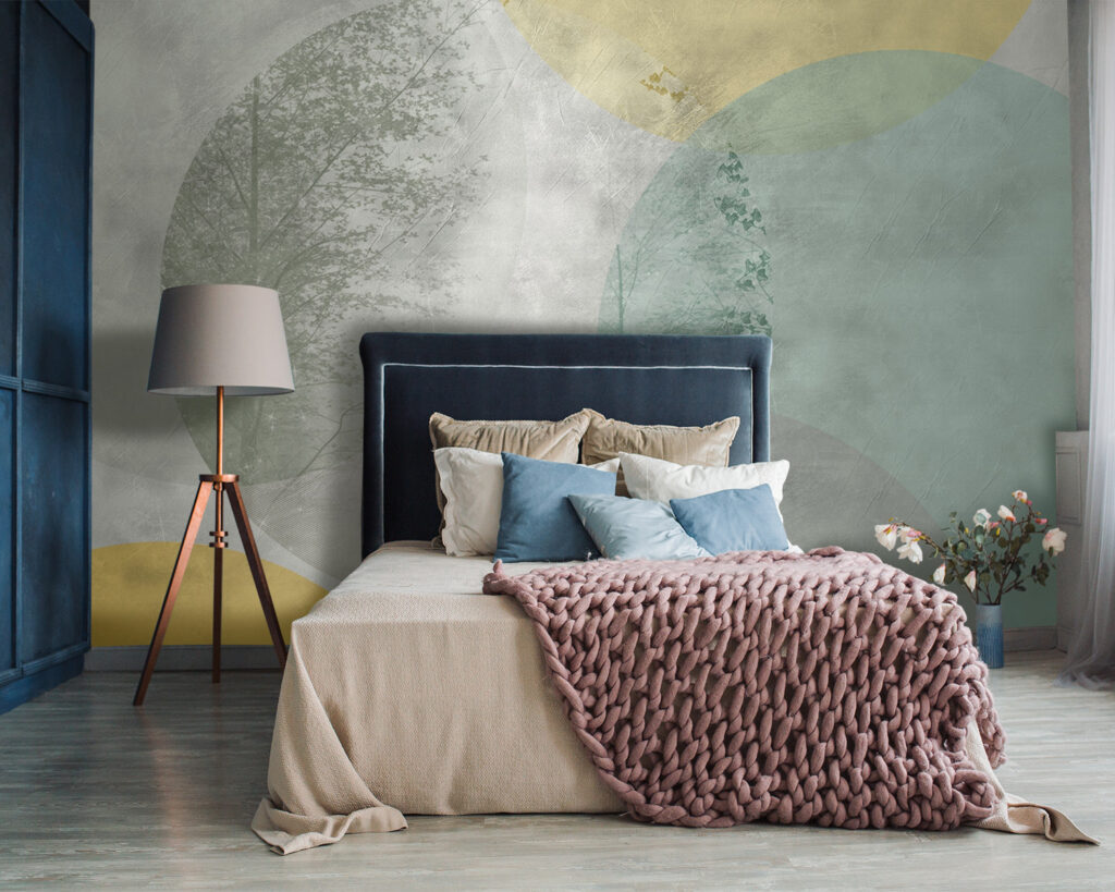 Abstracte patronen met natuurlijke elementen — interieur 3