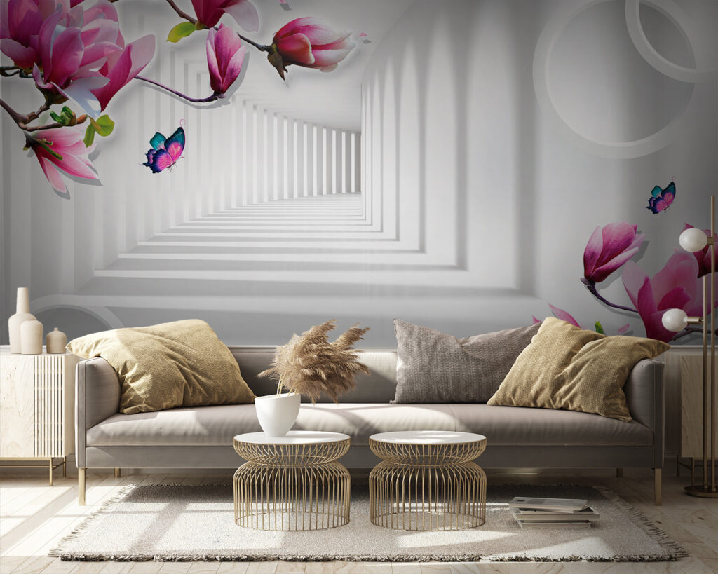 Magnolia langs witte gang — interieur 1