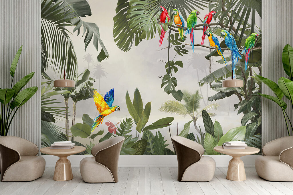 Ara's omlijsten lichte jungle — interieur 5