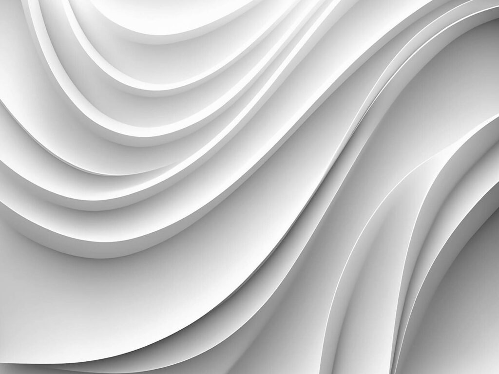 Stroom van witte plooien — volledig ontwerp