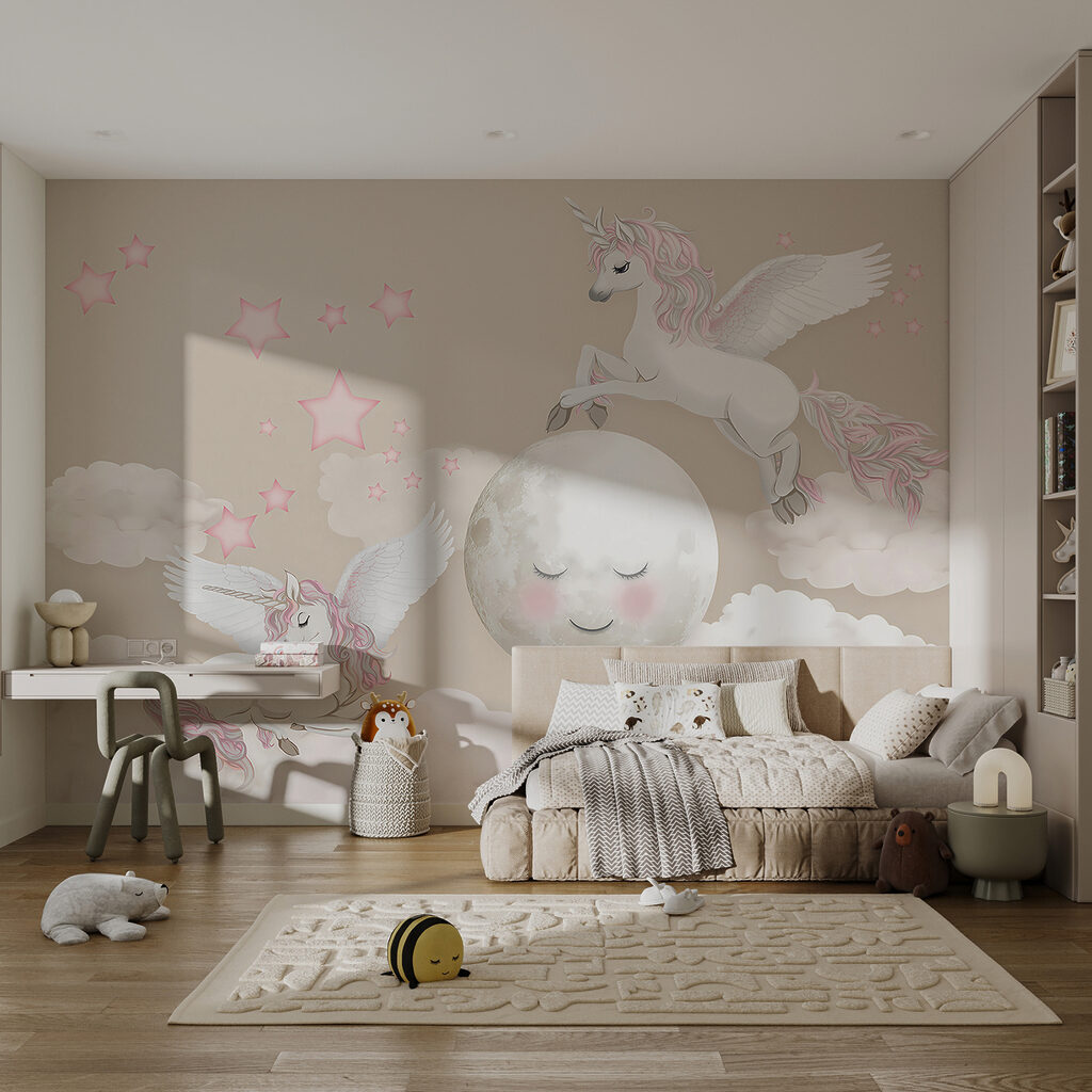 Eenhoorns bij slapende maan — interieur 5