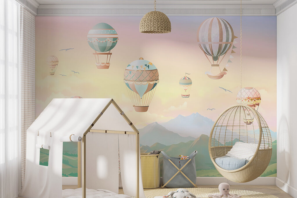 Ballonnen over zachte heuvels — interieur 3