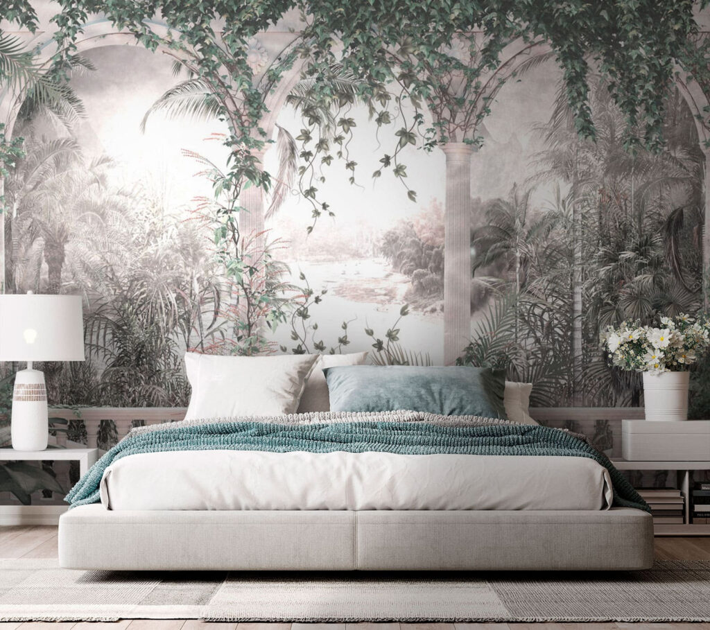 Bleke jungle achter arcade — interieur 1