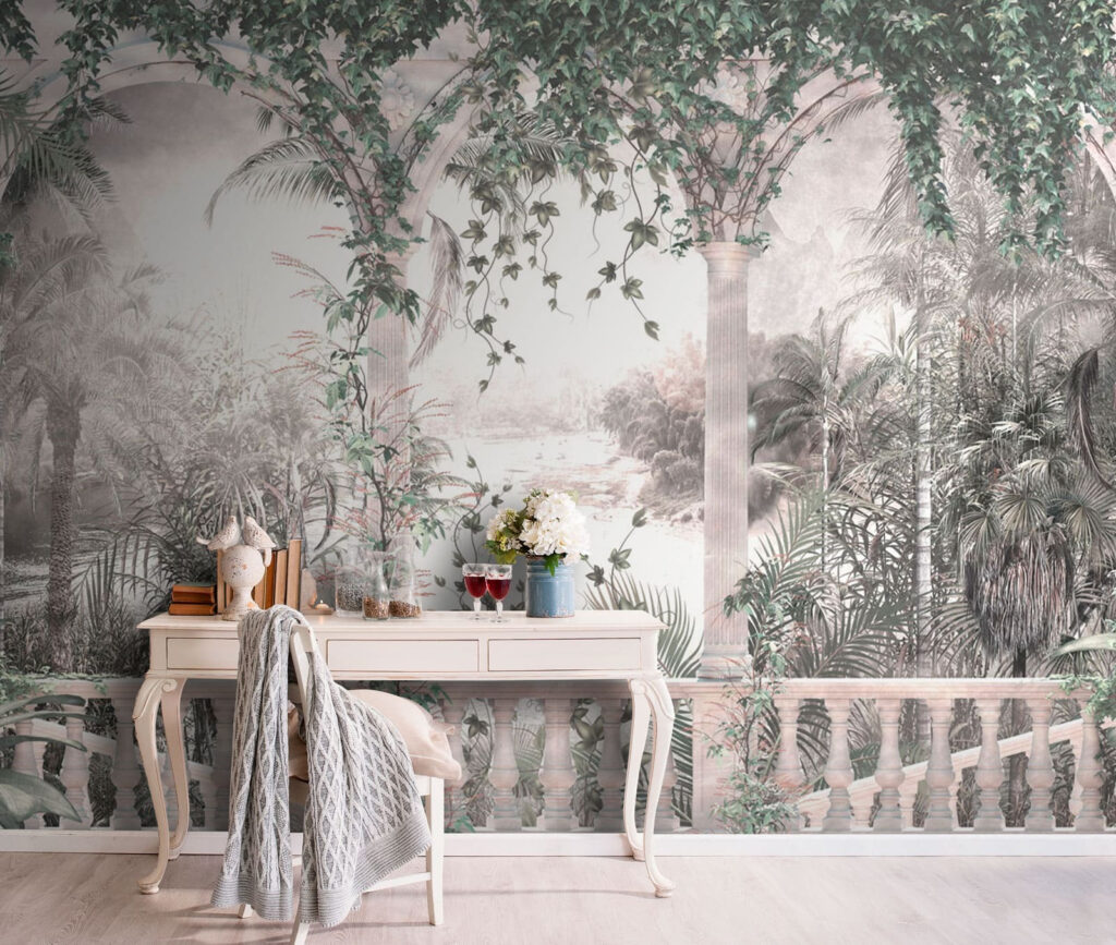 Bleke jungle achter arcade — interieur 2
