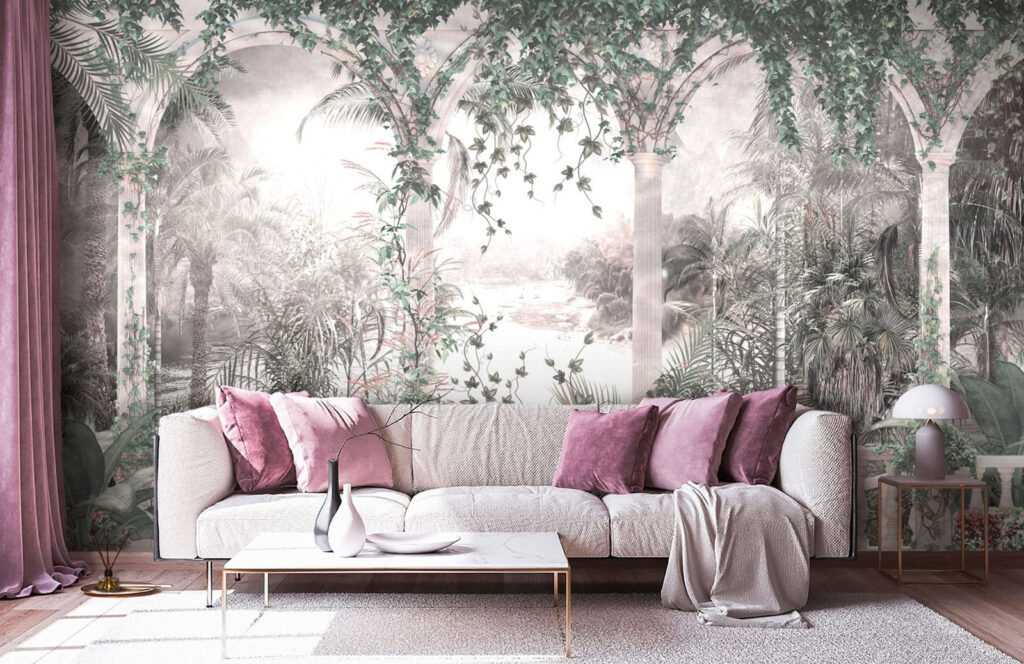 Bleke jungle achter arcade — interieur 3