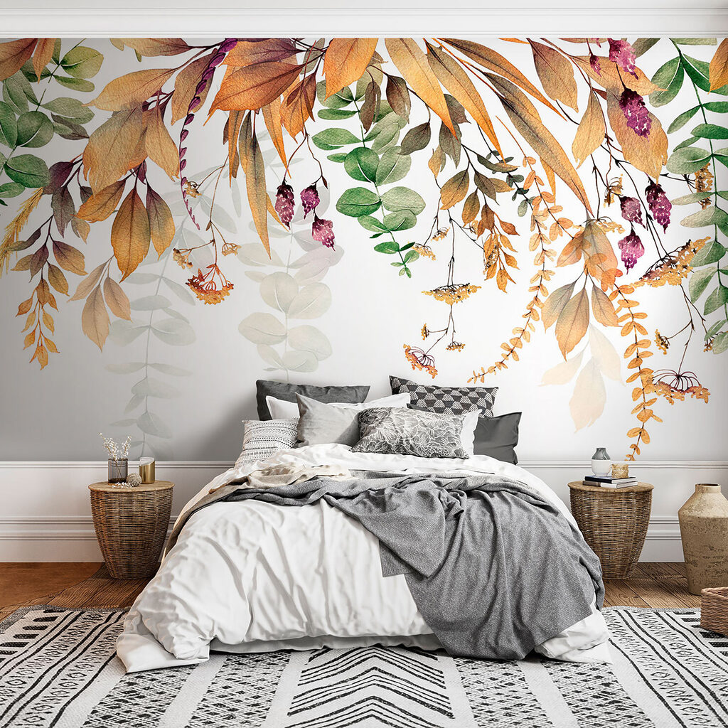 Hangende bladeren met besjes — interieur 4