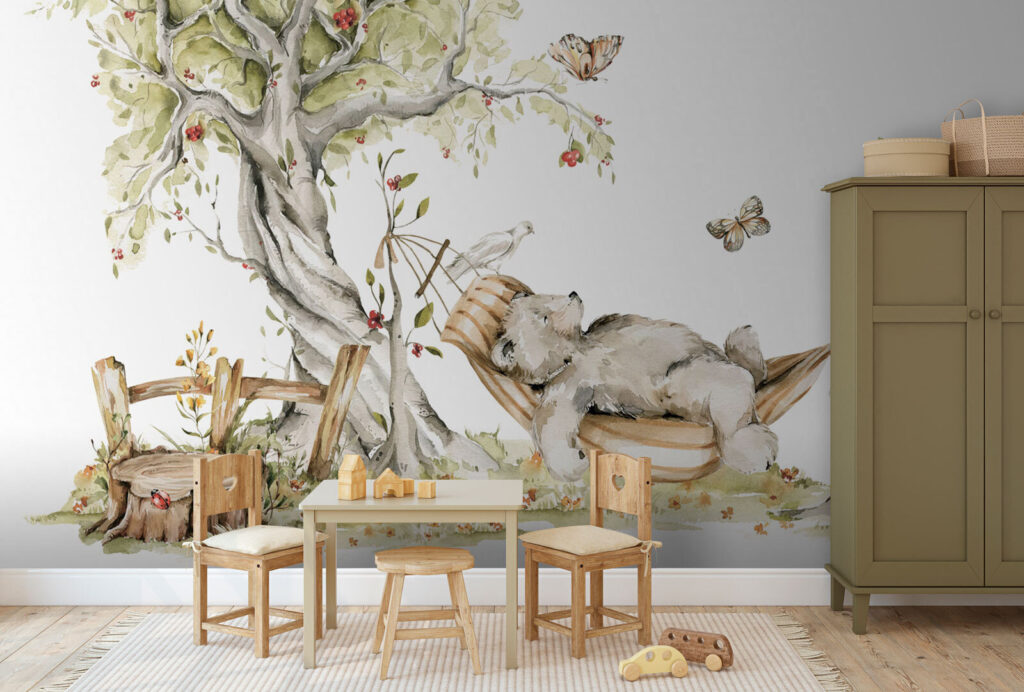 Bosvriendjes bij oude boom — interieur 1