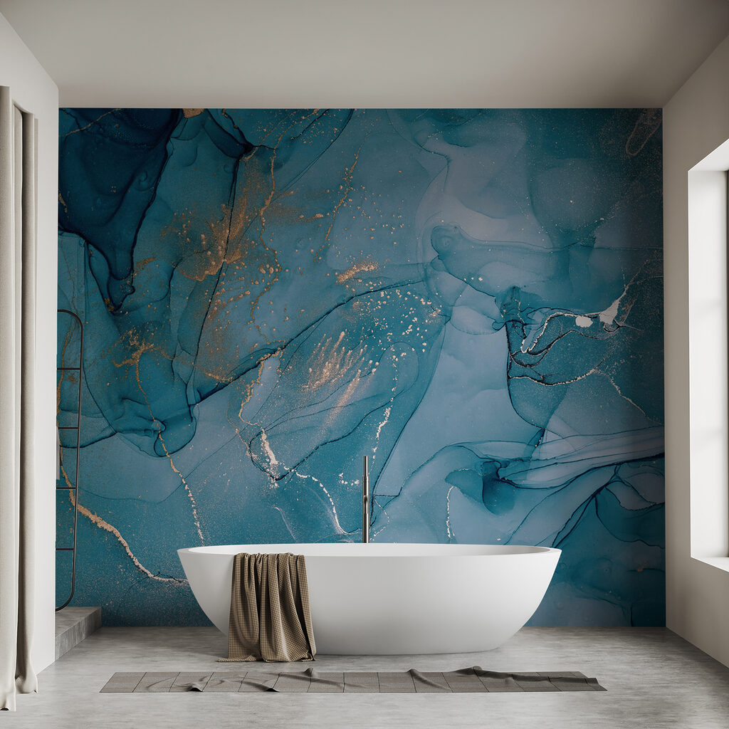 Diepe stroom van blauw — interieur 5
