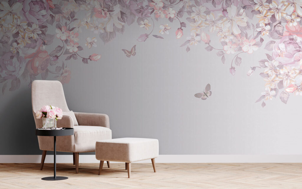 Vlinders onder een bloemenboog — interieur 2