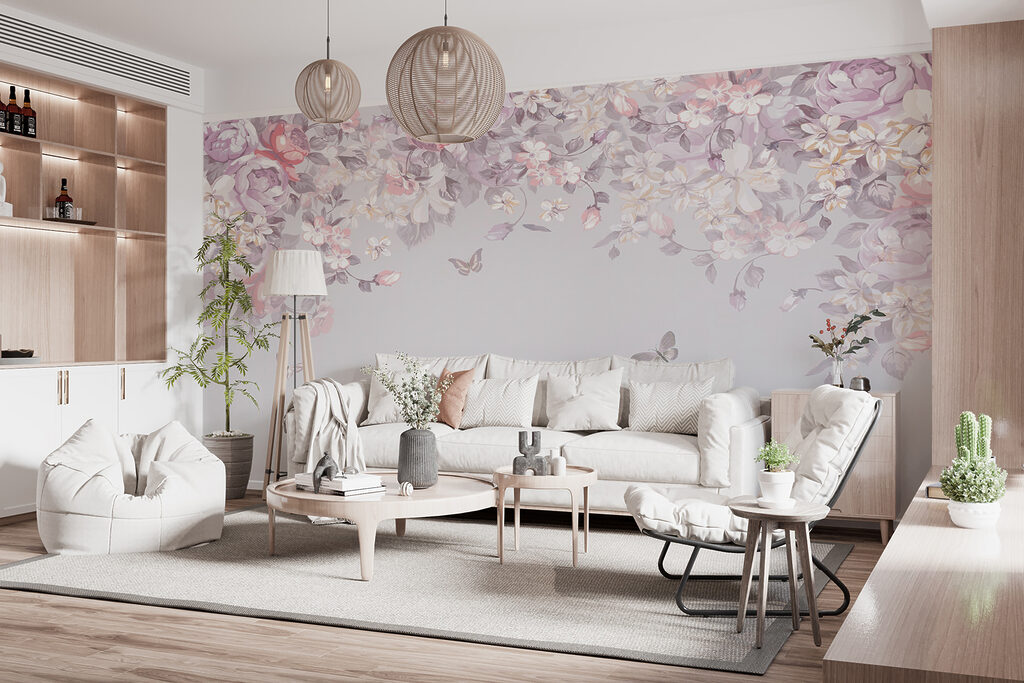Vlinders onder een bloemenboog — interieur 5