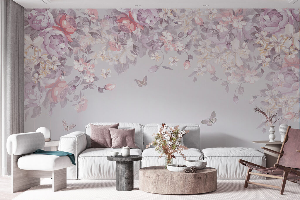 Vlinders onder een bloemenboog — interieur 7