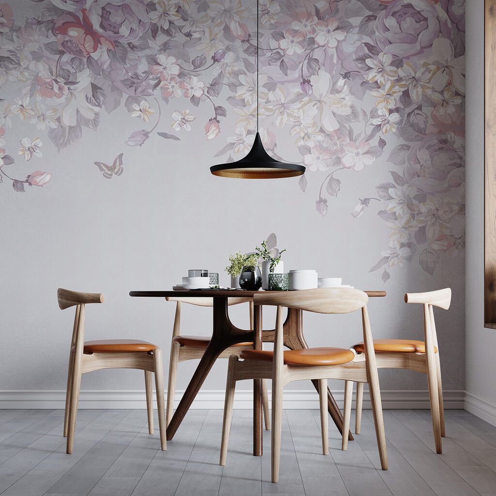 Vlinders onder een bloemenboog — interieur 4