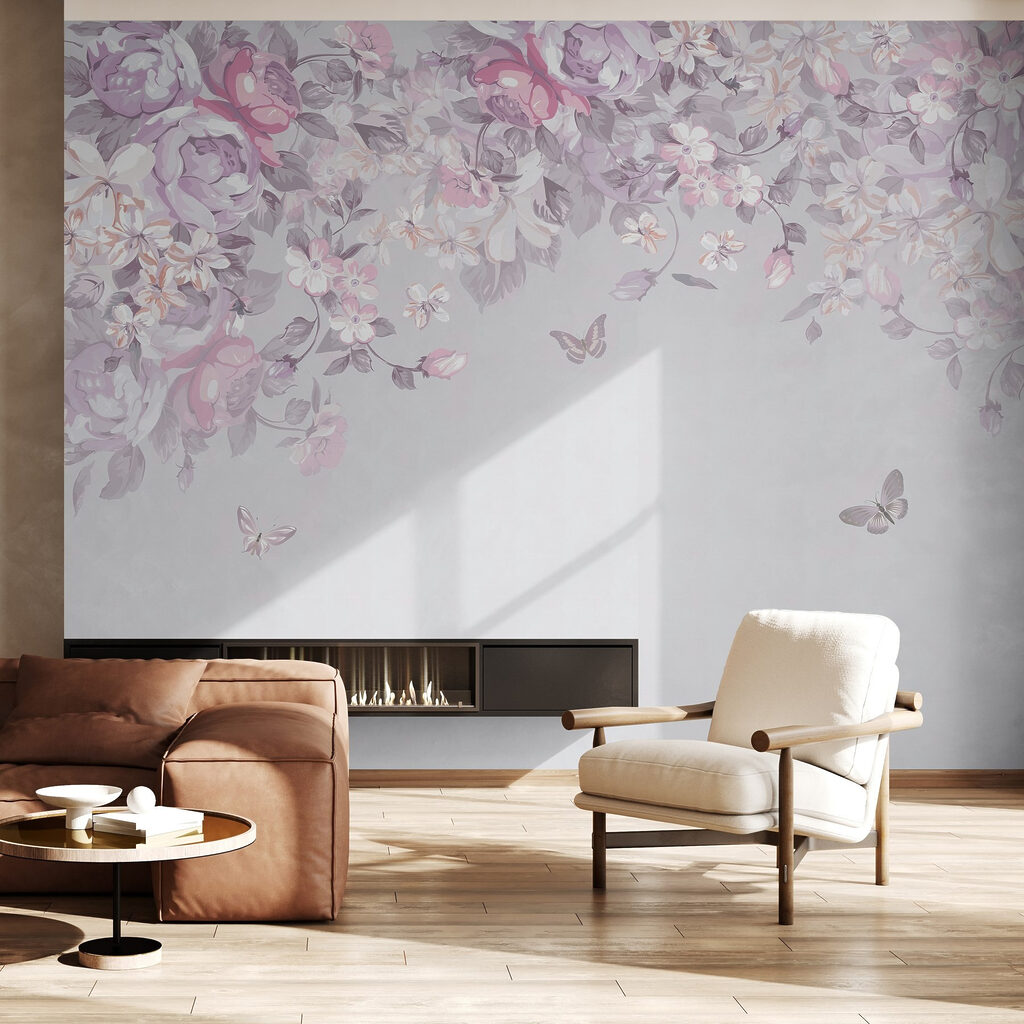 Vlinders onder een bloemenboog — interieur 3