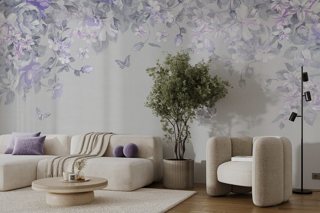 Vlinders onder een bloemenboog — interieur 3