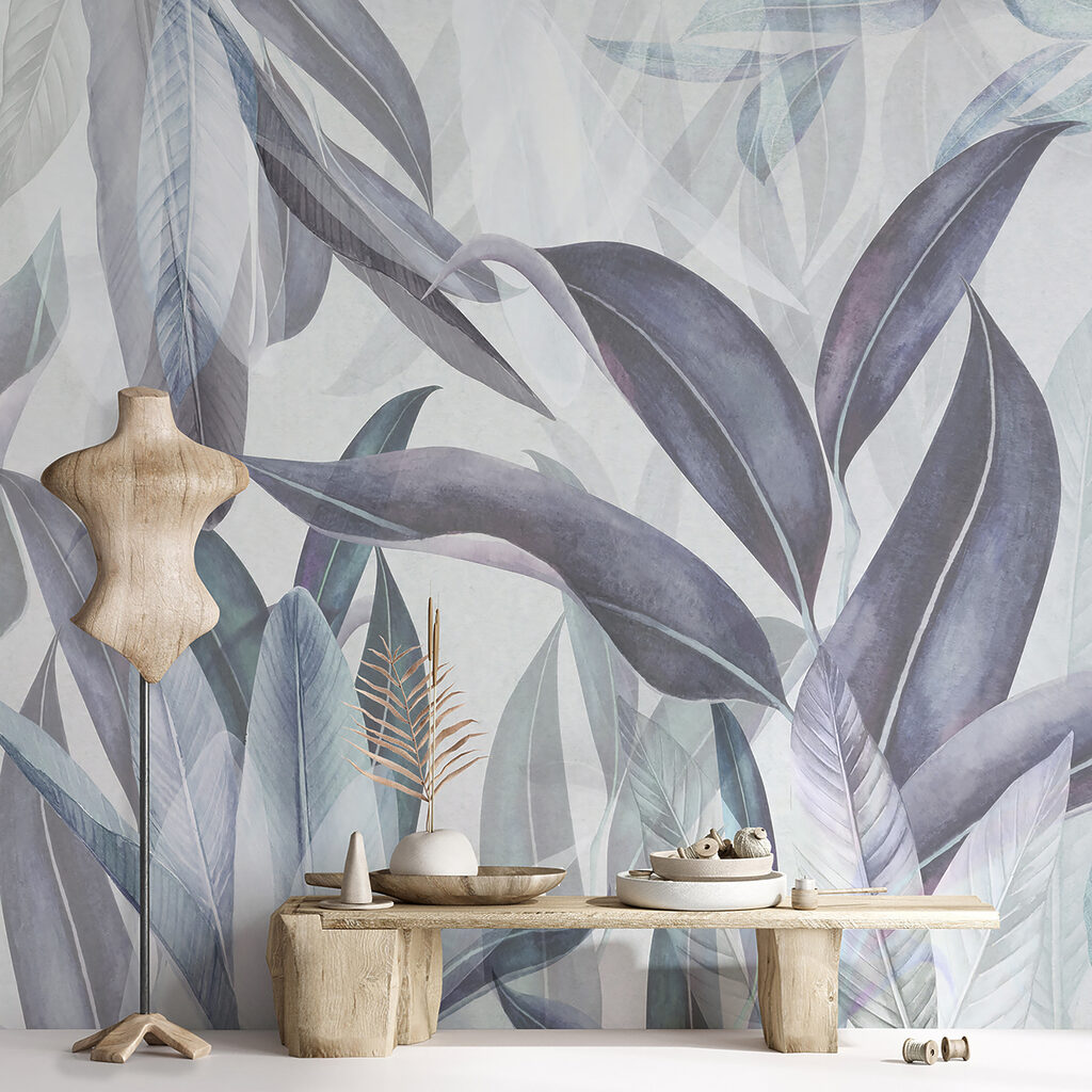 Lange bladeren in pastelstreken — interieur 2