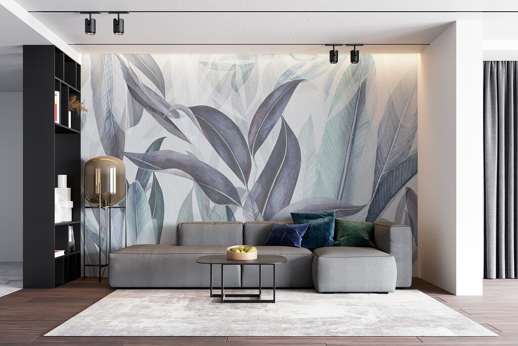 Lange bladeren in pastelstreken — interieur 3