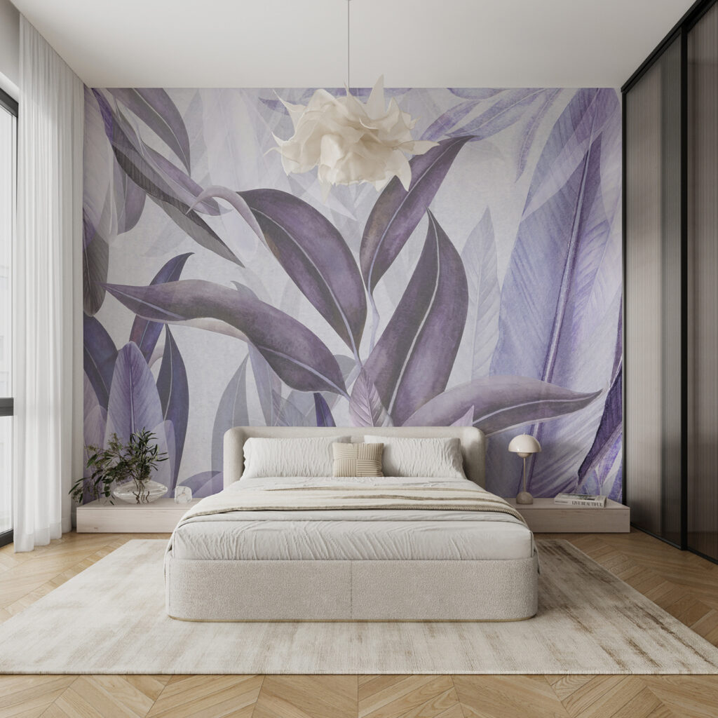 Lange bladeren in pastelstreken — interieur 1
