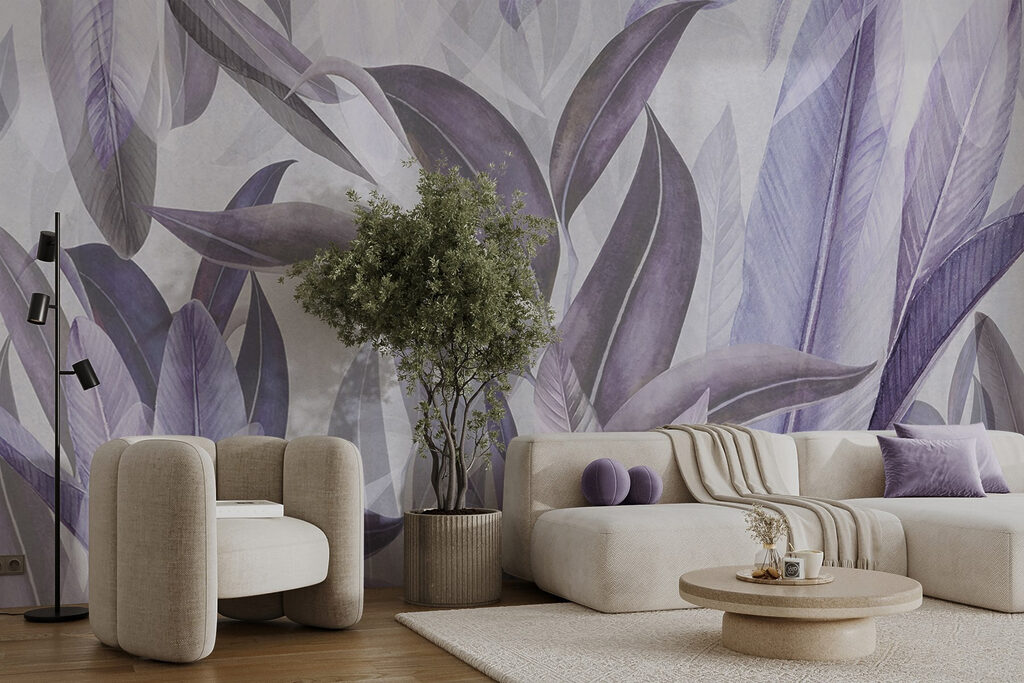 Lange bladeren in pastelstreken — interieur 3