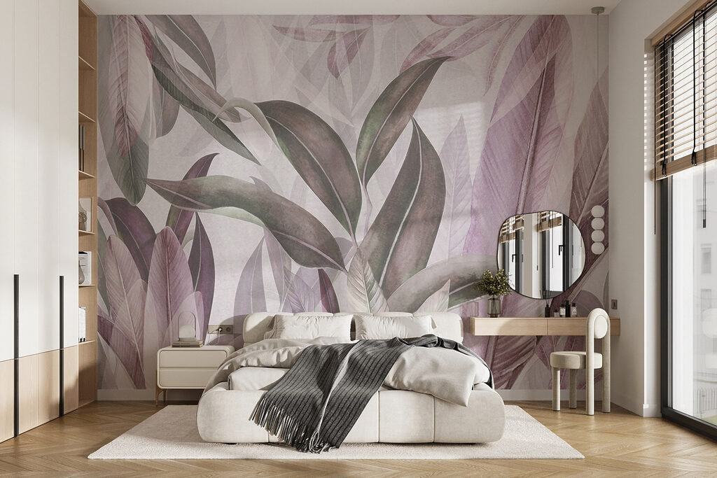 Lange bladeren in pastelstreken — interieur 2